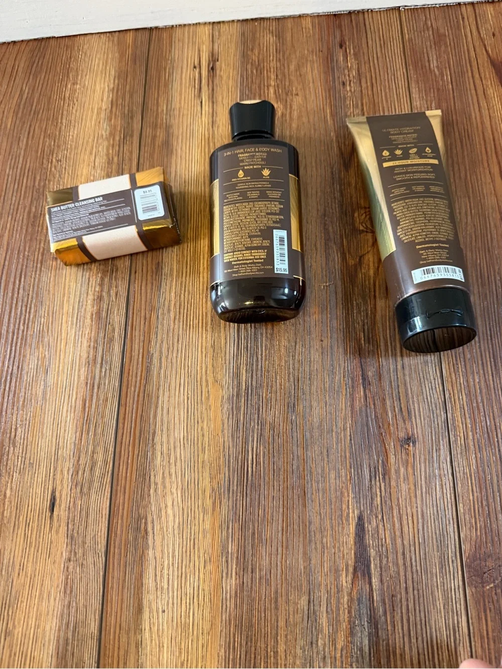 NEW Bath & Body Works Honorable Men Grooming Set — Gold and Black